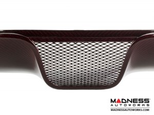 FIAT 500 Rear Diffuser - Carbon Fiber - Dual Exit - Red Candy